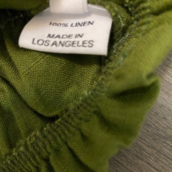 Lykke Wullf Pearl Linen Green Bralette Size XS - Picture 8 of 10